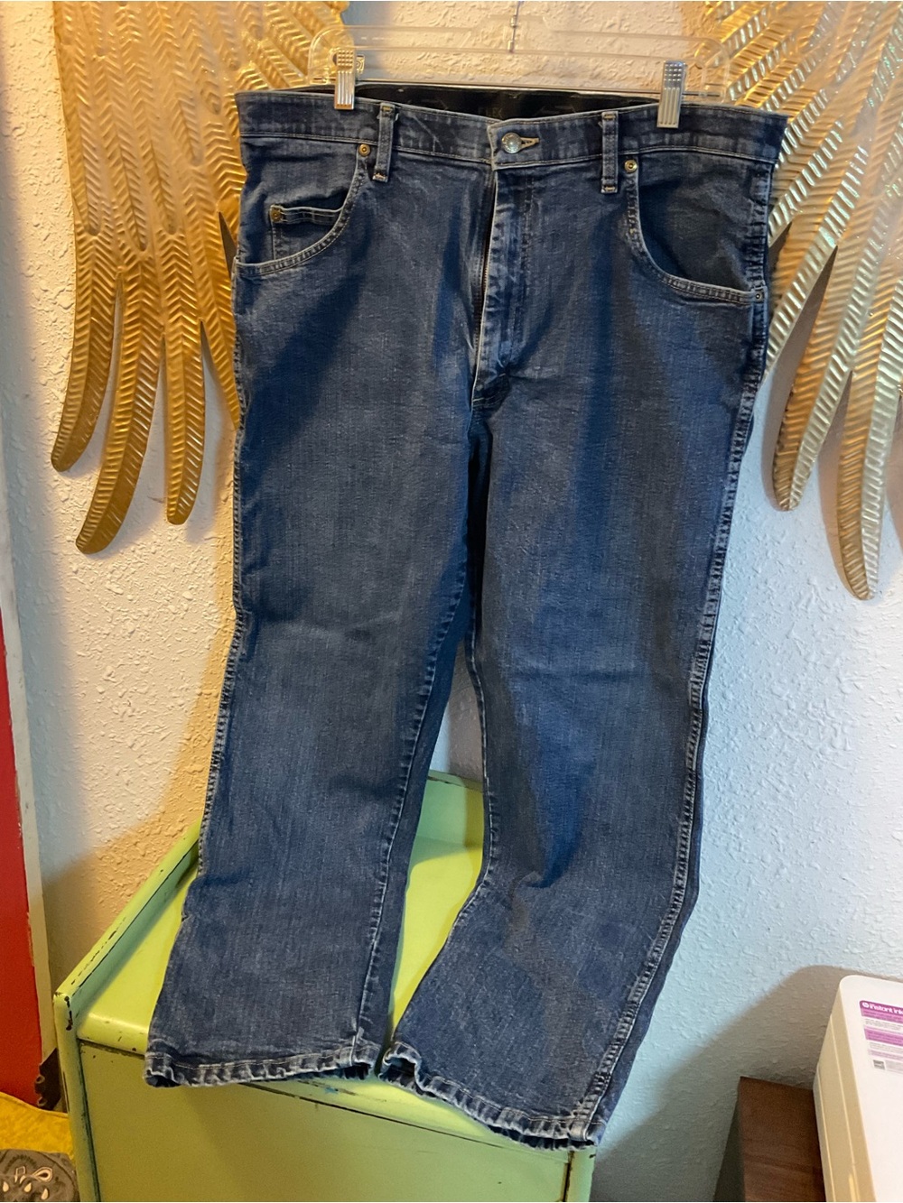 WRANGLER RUGGED WEAR-Blue Jeans 38 x 30